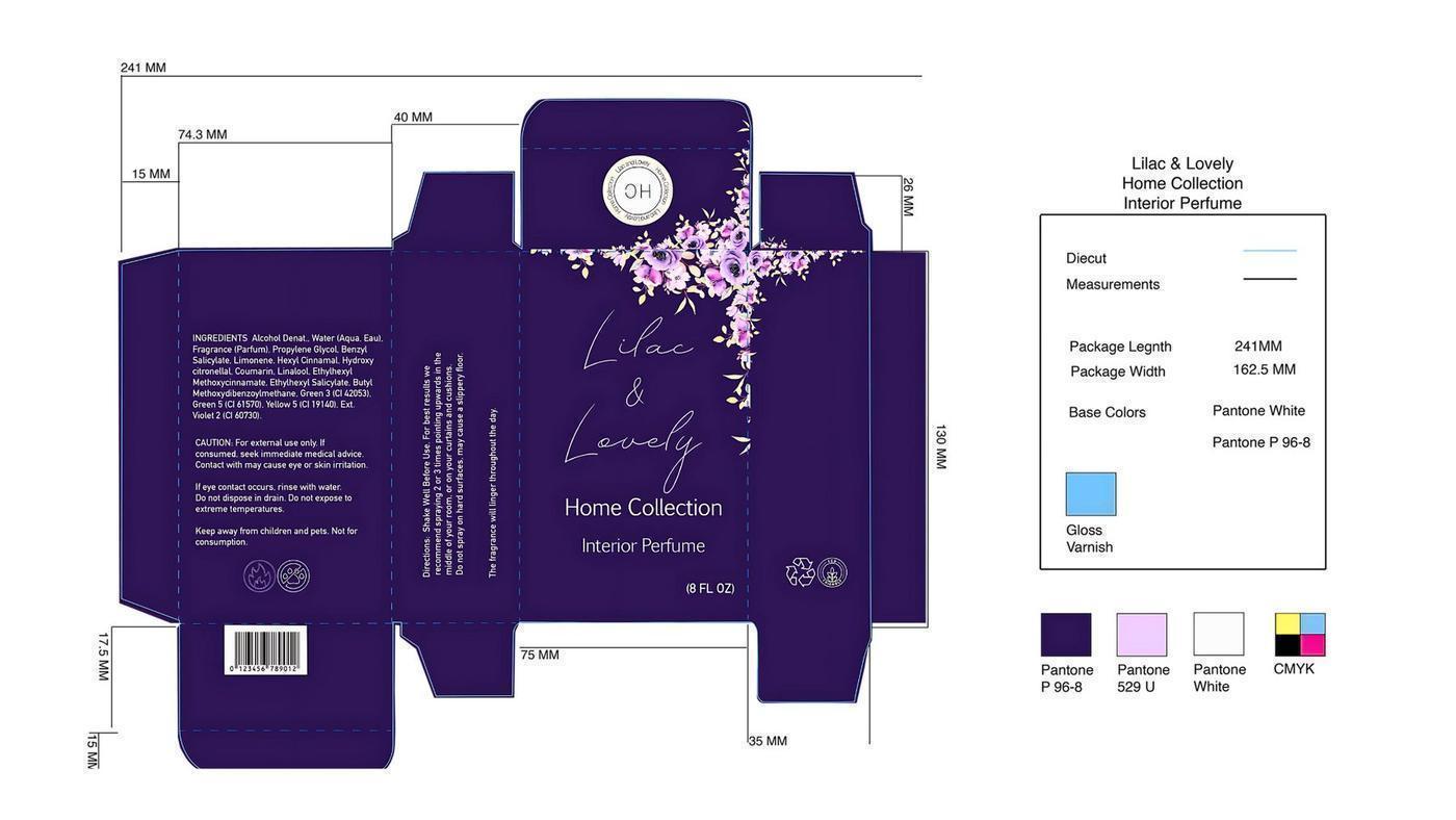 Die line and Pantone spec