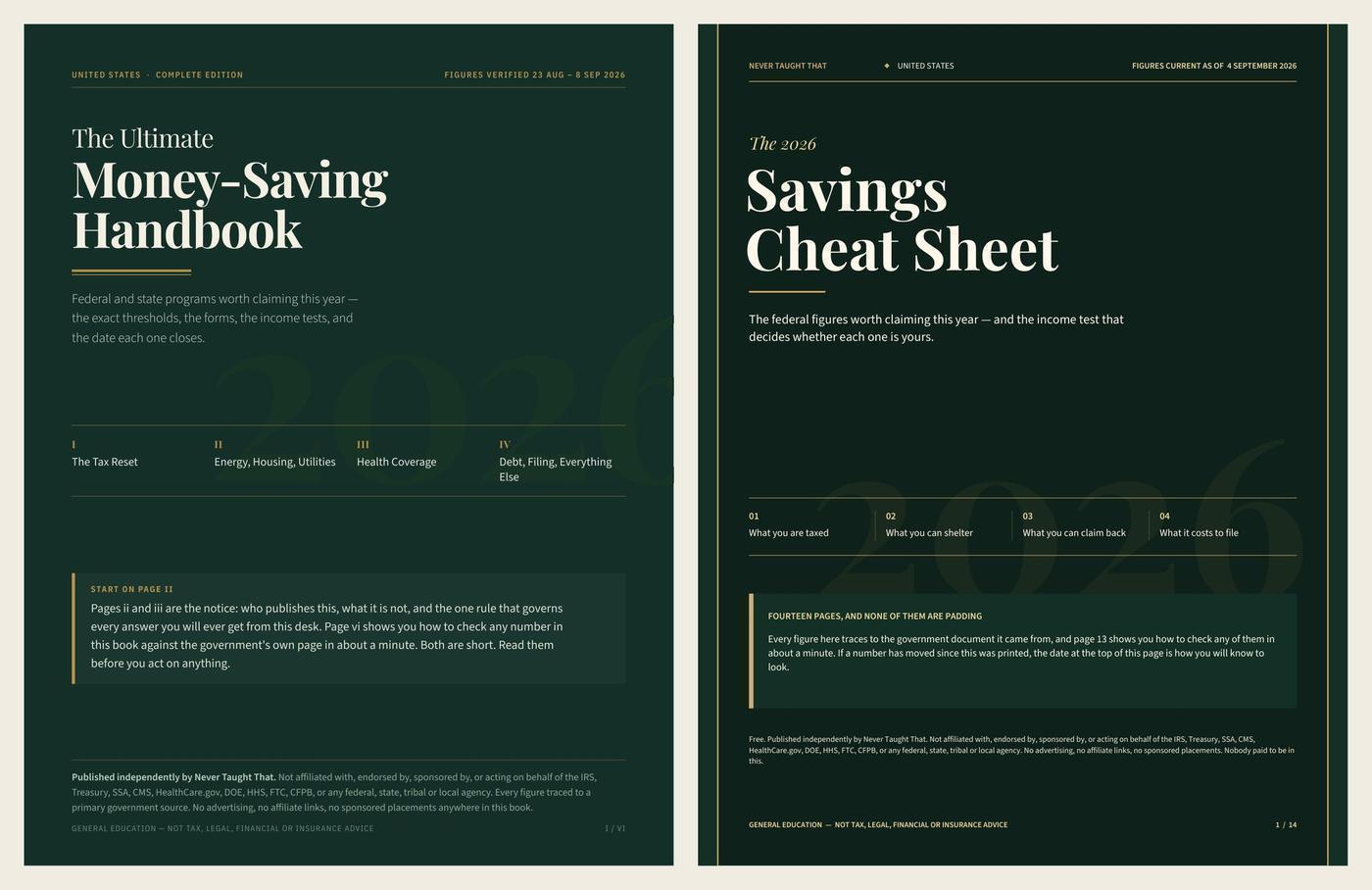 The 2026 Savings Handbook